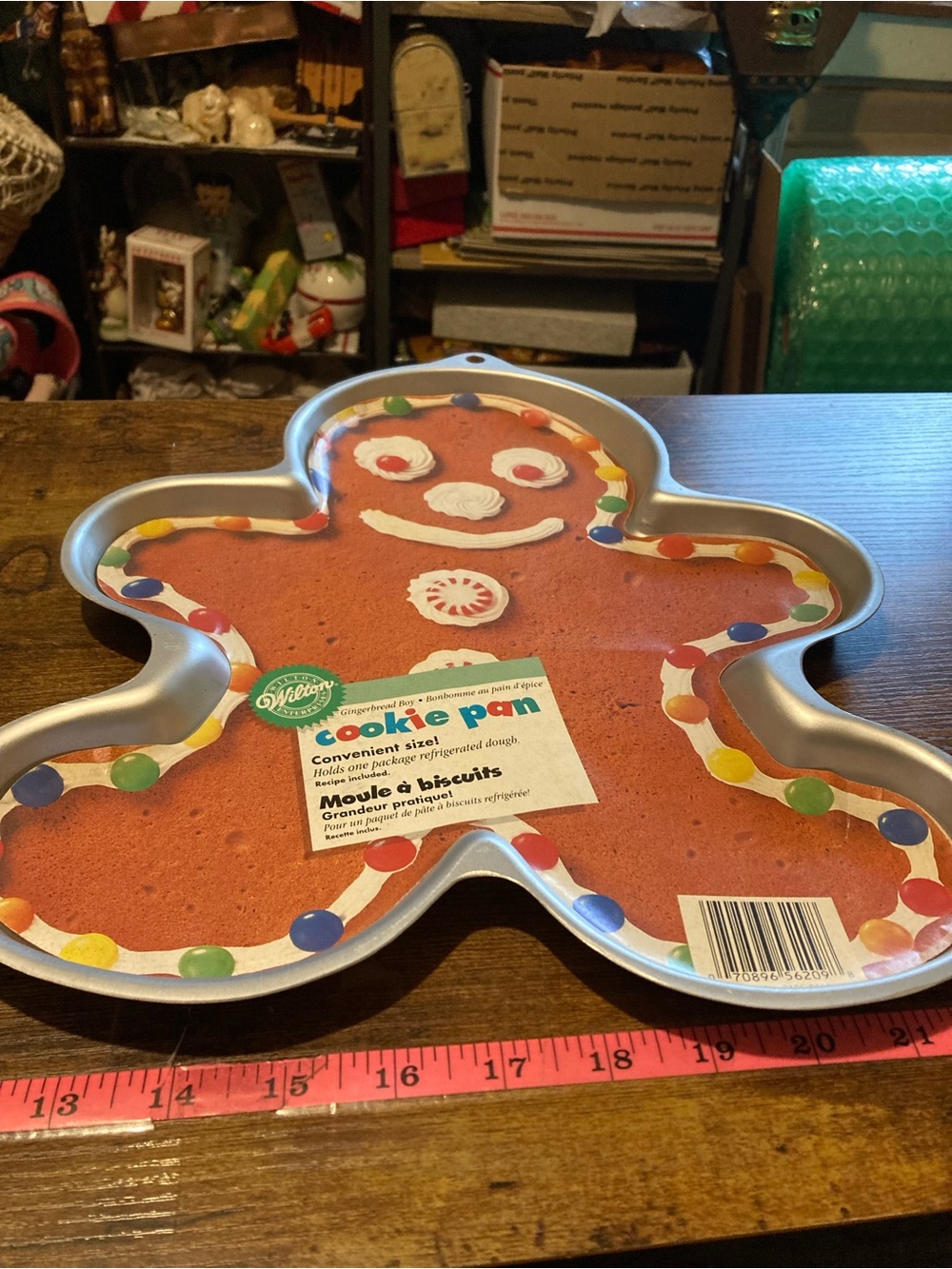 Vintage 1998 Wilton gingerbread boy cookie pan